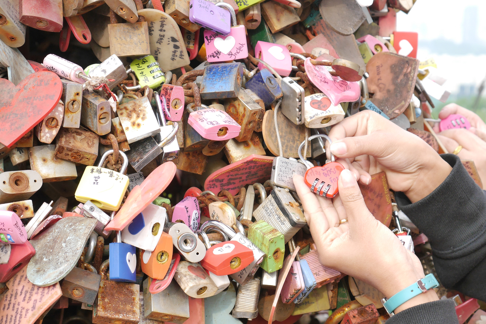 Paris, France Love Locks