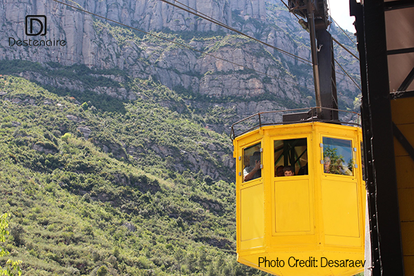 rail cart monserrat spain