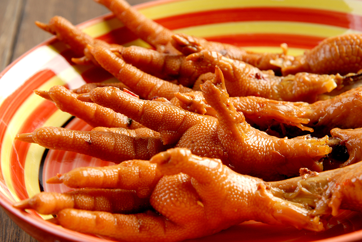 8 Oddest Food Items Chicken Feet